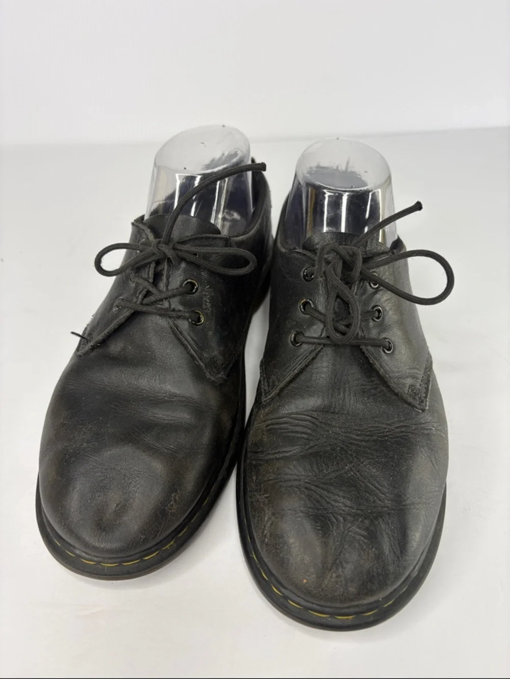 Dr. Martens Black Leather 3-Eye 1461 Derby Shoes